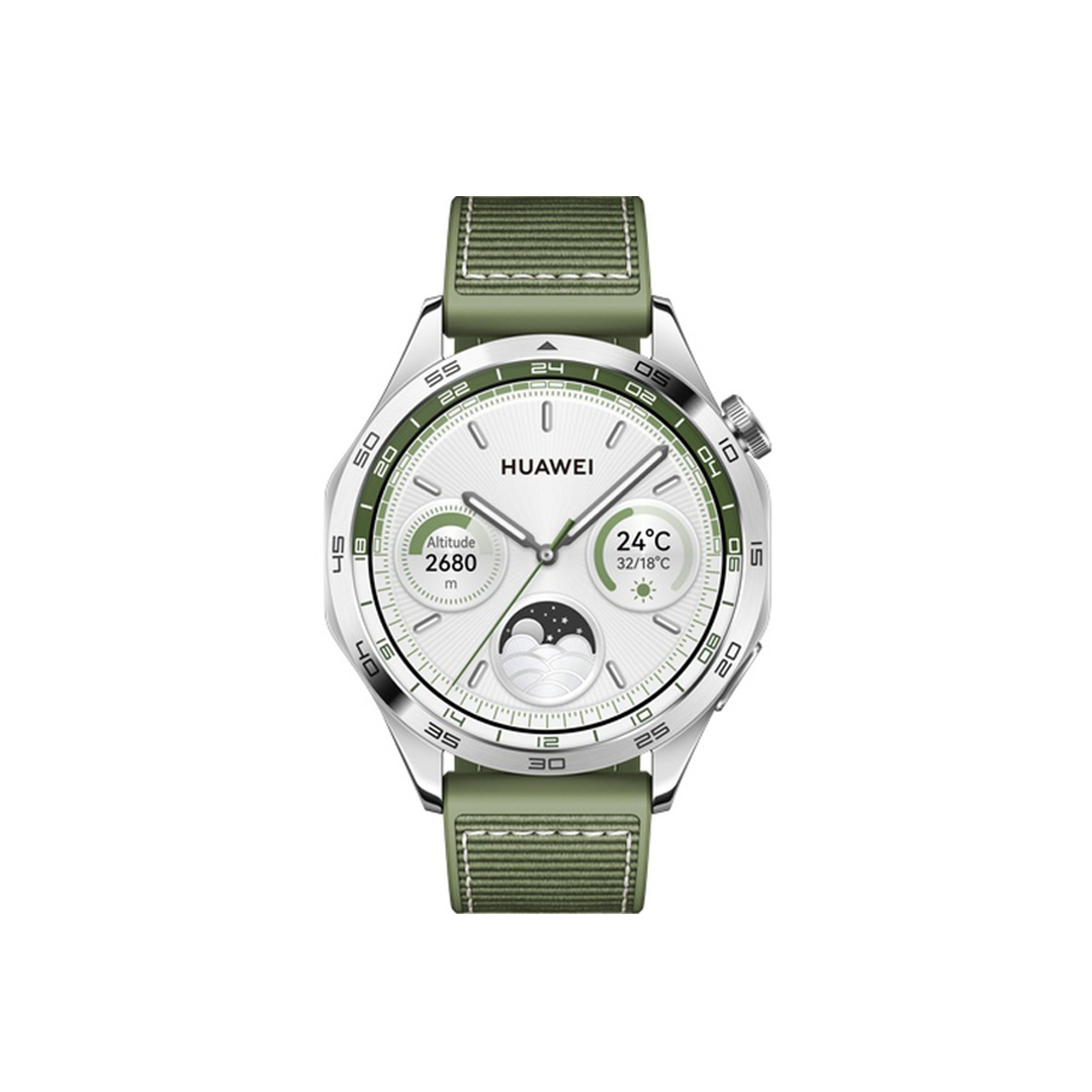 Huawei Watch GT 4 46mm Green - Green Woven Strap Huawei Watch GT 4 46mm Green - Green Woven Strap